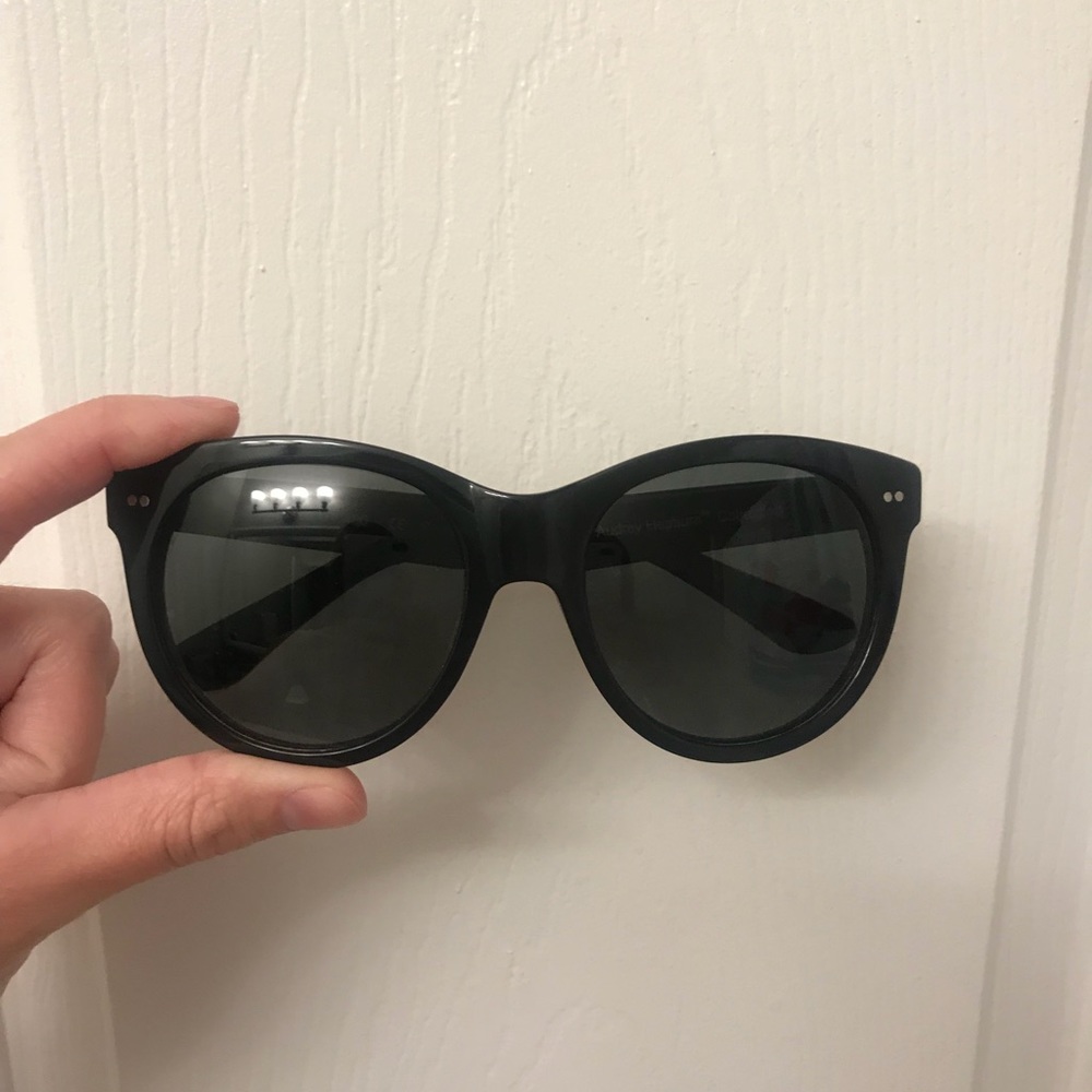 Black polarized sunglasses
